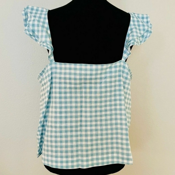 Anne Taylor Pintucked Ruffled Tank NWT - Picture 6 of 6